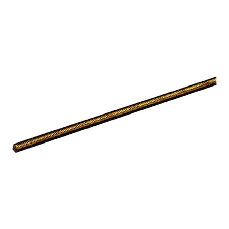 Steelworks Boltmaster 0.25 in. D X 12 in. L Threaded Brass Rod 1 pk 11506